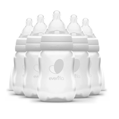 Evenflo Feeding Premium Proflo Venting Balance Plus Standard Neck Baby, Newborn and Infant Bottles - Developed by Pediatric Feeding Specialists - 4 Ounce (Pack of 6)