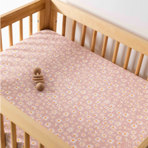 Babyletto All-Stages Midi Crib Sheet in GOTS Certified Organic Muslin Cotton