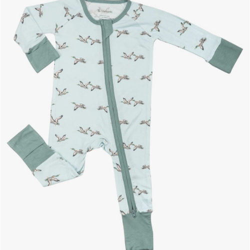 LollyBanks Baby Pajamas, Long Sleeve Baby Romper with 2-Way Zipper, 95% Viscose from Bamboo and 5% Spandex, Infant Sleepers