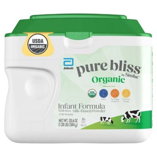 Pure Bliss By Similac Organic Infant Formula Powder, 20.6-oz Tub