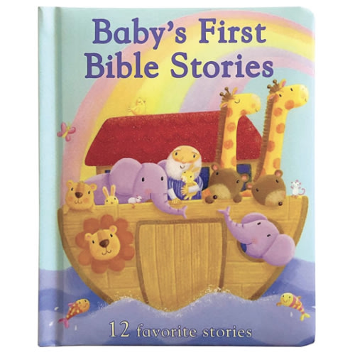 Baby's First Bible Stories Padded Board Book - Gift for Easter, Christmas, Communions, Newborns, Birthdays, Beginner Bible