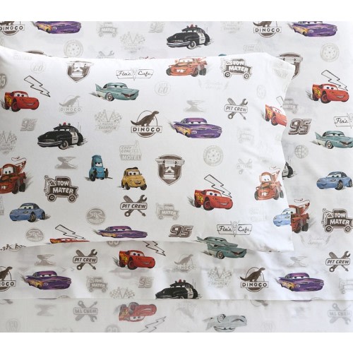 Disney and Pixar Cars Heritage Organic Cotton Sheet Set