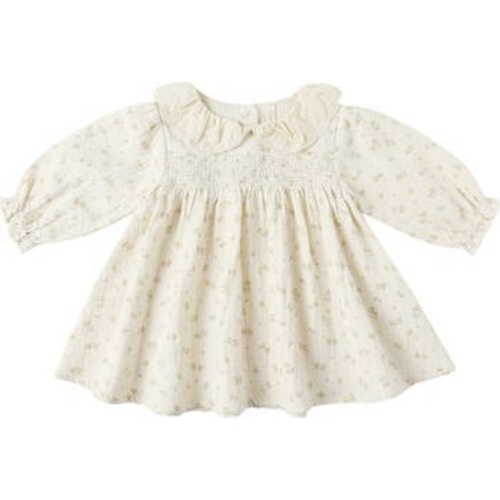 Callie Long Sleeve Organic Cotton Dress & Bloomers, 6-12M