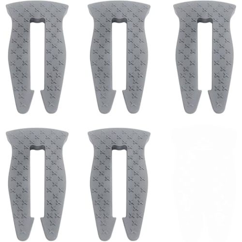 TIianMeimate Universal Stove Knob Locks (5-Pack-Gray) - Child Proof Gas Stove Safety Lock with Key, Easy Install No Tools Needed, Heat Resistant Baby Proofing Essentials for Kitchen Cooktop