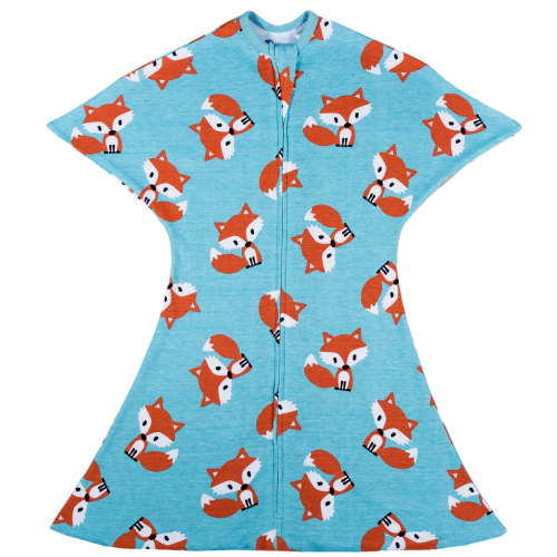 Sleeping Baby Zipadee-Zip Baby Swaddle Sack 3-6 Months - Friendly Fox