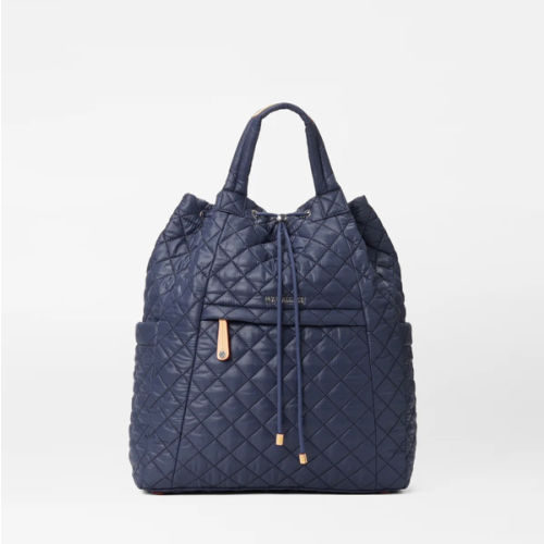 MZ Wallace Dawn Navy Blue Metro Convertible Backpack - Diaper Bag
