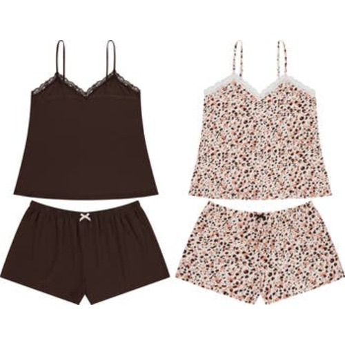 Lotus Camisole & Shorts Pajamas
