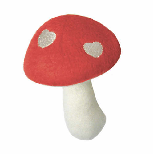 Mushroom Rattle - Red