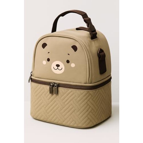 breast milk cooler travel bag with an exclusive and delicate design, five Breastmilk Storage Bags are included with your cooler bag, baby bag, baby bottle bag,