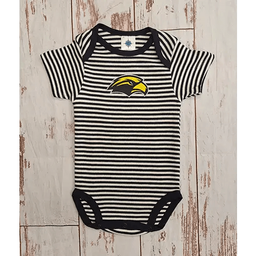 Creative Knitwear Baby Striped Onesie with Eagle Head