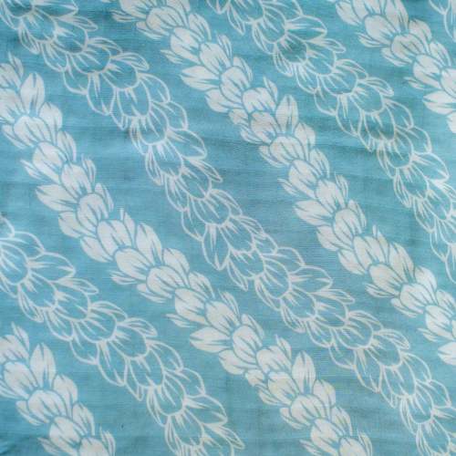 Blue Pakalana Strands Kapa Moe - Hawaiian Bamboo Swaddle | The Keiki Dept