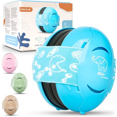 Schallwerk ® Mini+ Baby Ear Muffs – Infant Noise Cancelling Headphones, Toddler Ear Protection, Baby Headphones for Noise
