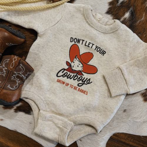 Don’t Let Your Cowboys Sweatshirt/Onesie