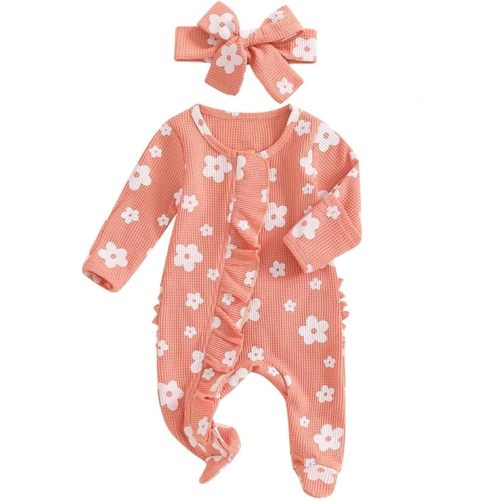 Baby Girl Knit Jumpsuit