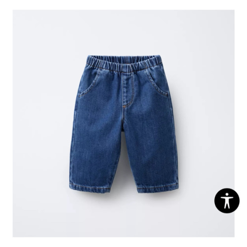 SOFT TOUCH INTERIOR JEANS - Mid-blue | ZARA United States