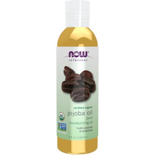 NOW Solutions Organic Jojoba Essential Oil, 4-Ounce