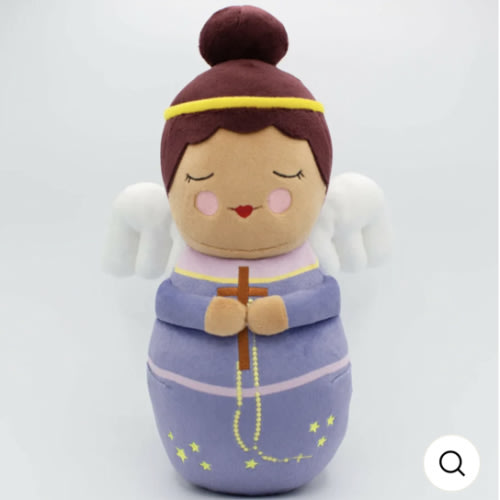 Purple Guardian Angel Plush Doll