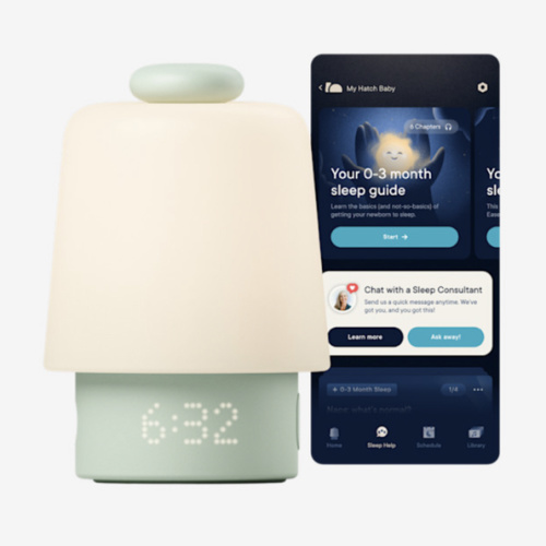 Hatch Baby Sound Machine & Night Light Routine Builder (Mint)