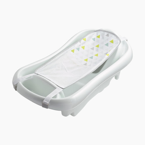 The First Years Sure Comfort Deluxe Newborn to Toddler Tub with Sling - White