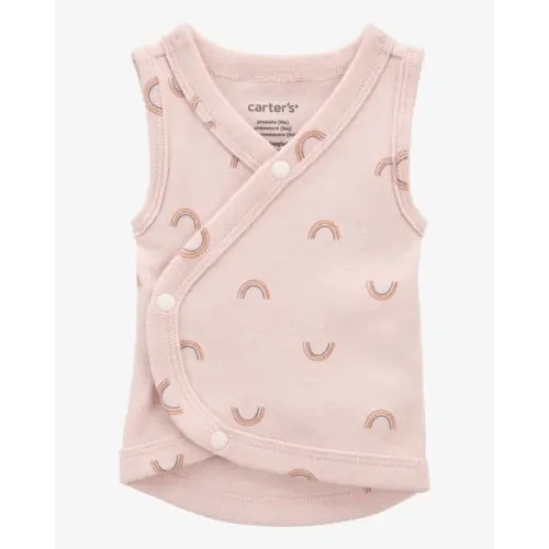 Baby Girl Preemie Rainbow Cotton Tank - Pink | Carter's