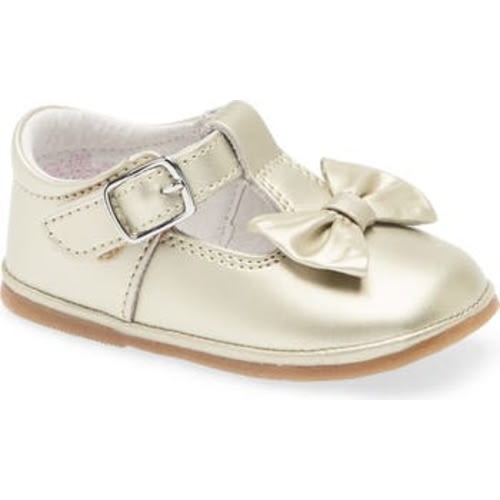 Minnie Bow T-Strap Shoe, 4 M