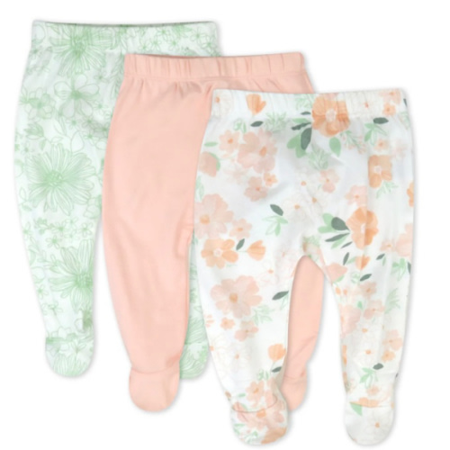 3-Pack Organic Cotton Footed Pants | Honest Baby Clothing