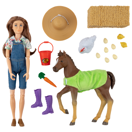 Bass Pro Shops Farm Doll Play Set for Kids