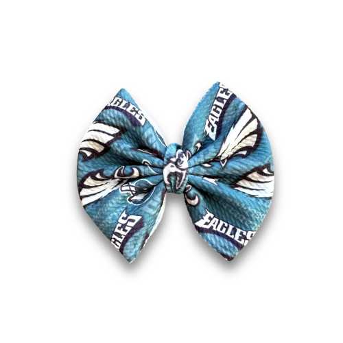 EAGLES DARK GREEN Bows| Philadelphia Football Print | Infant/Toddler/Girl's Hair Bows