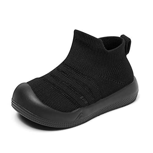 Eashi Baby Boy Girl Non-Skid Indoor Infant Walking Shoes Breathable Warm Elastic Sock Shoes with Memory Sole Protect Toes Outdoor Sneakers