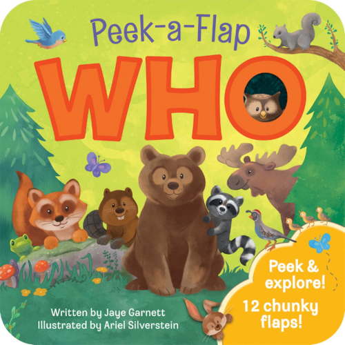 Jaye Garnett, Peek a Flap Children's Board Book, Forest Animals