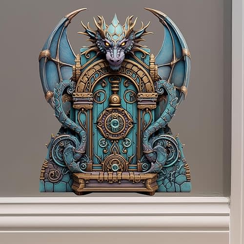 Dragon Fantasy House Decor - Fairy Door Wall Sticker