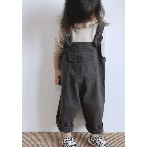 Boho Solid Denim Overalls – The Boho Bebe