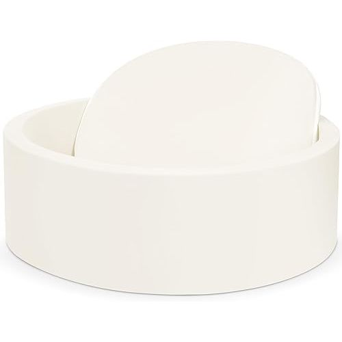 Baby Foam Ball Pit, 35.4"x 11.8" Ball Pits for Toddlers White
