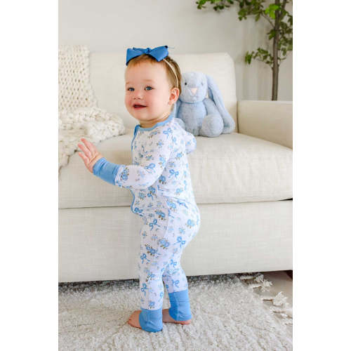 Convertible Zip Romper in Tied In Blooms | Caden Lane