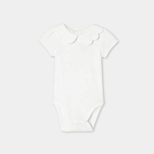 Baby girl short-sleeved bodysuit