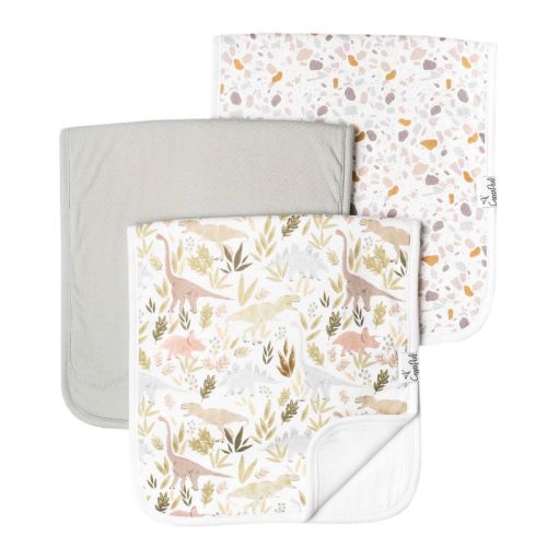 Copper Pearl Burp Cloths - 3pc