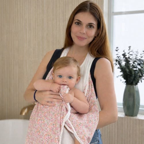 Lali&Lo Hands-Free Baby Towel – 100% Cotton Hooded Towel for Newborns and Infants