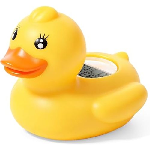 2-in-1 Baby Bath Thermometer,Digital Water and Room Temperature Sensor