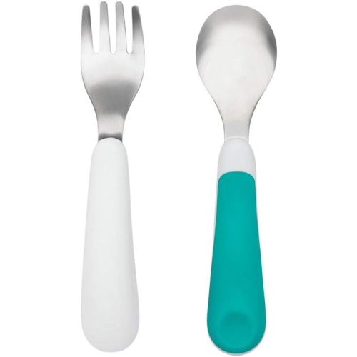 OXO Tot Fork & Spoon Set- Teal
