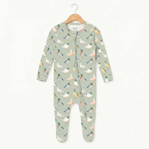 Zip-up Footie - Country Duck