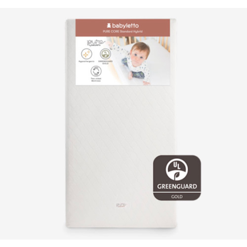 Pure Core Crib Mattress | Crib Mattress w/ Waterproof Cover – Babyletto