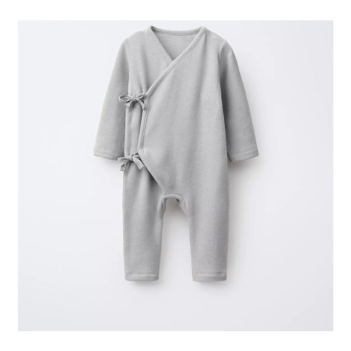 LONG SOFT TOUCH JUMPSUIT WITH TIES - Light gray | ZARA United States