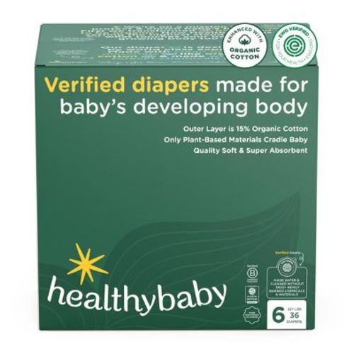 HealthyBaby Organic Cotton Enhanced Chlorine Free Disposable Diaper
