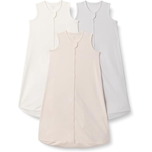 Amazon Essentials Unisex Babies' Cotton Sleep Sack, Wearable Blanket, 0.5 TOG, Pack of 3