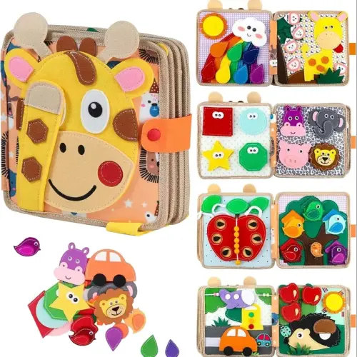 Quiet Book Montessori Sensory Toys Book, Busy Board Early Learning | Black Friday Sale TikTok Shop