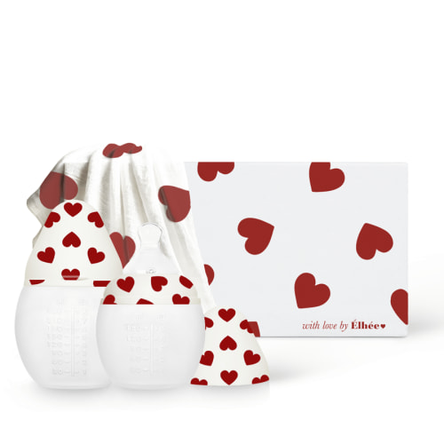 Coffret Élhée motif cœur - Anti-colic bottles