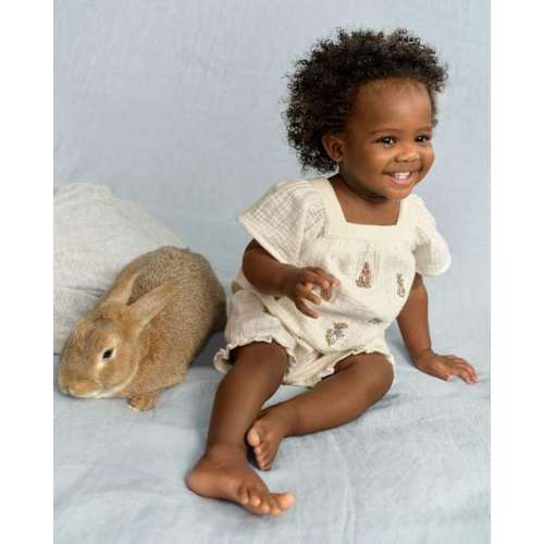 Baby Girls Peter Rabbit™ Flutter Gauze 2-Piece Outfit Set - Multi