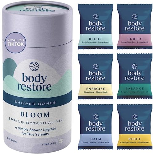 Shower Steamers Aromatherapy 6 Packs Stress Relief - Bloom