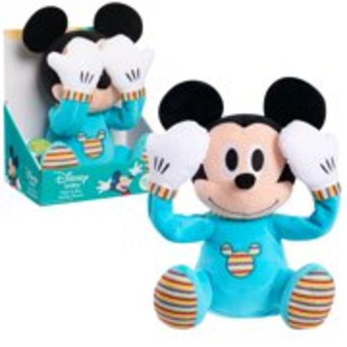 Disney Baby Peek-A-Boo Plush, Mickey Mouse, Plush Animated, Ages 09 Month, by Just Play