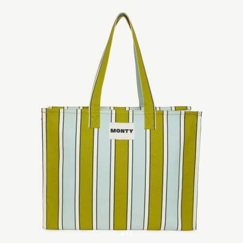 Large Organic Cotton - Lagoon & Moss